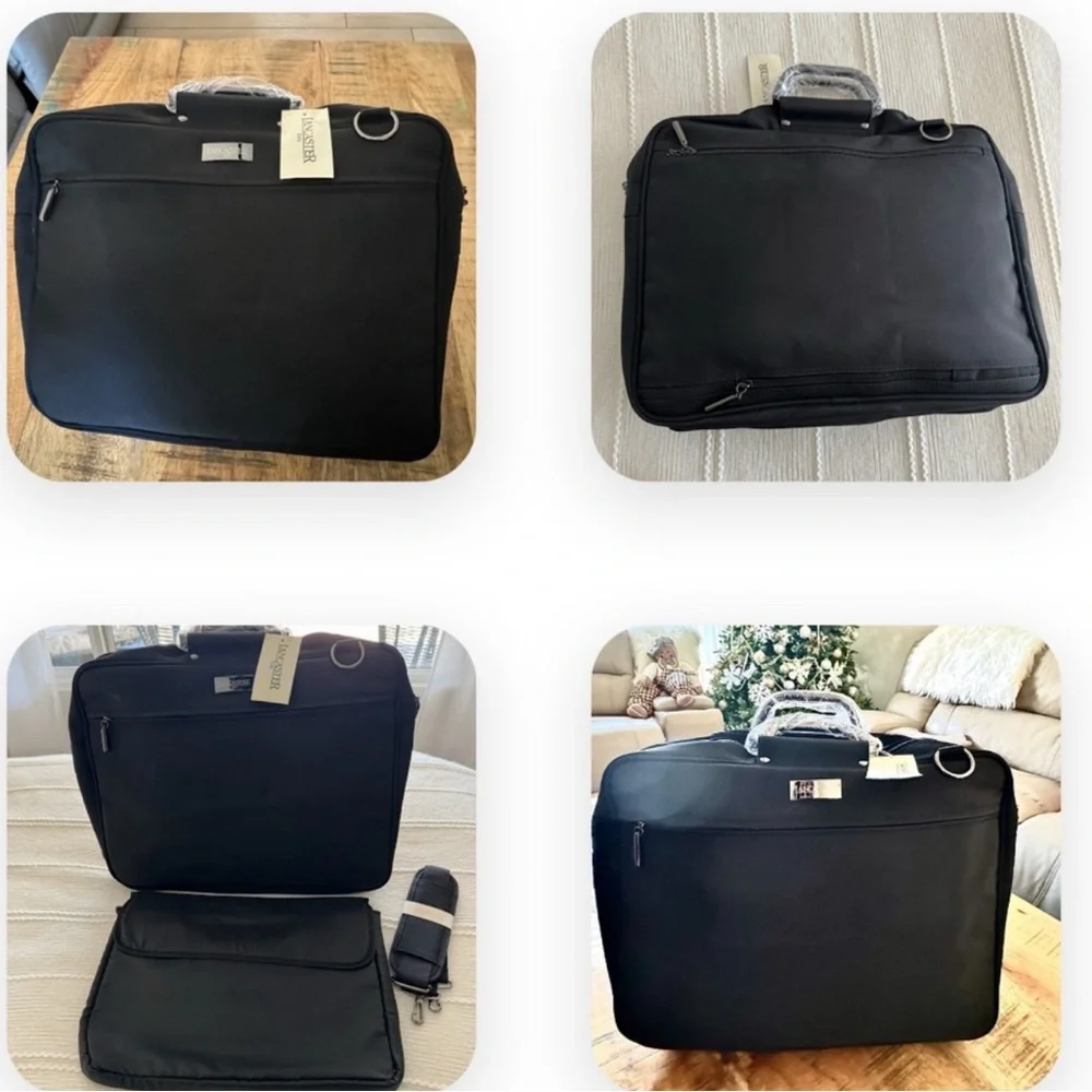 NWT Lancaster Italy Document Laptop Holder Business Large Briefcase Bag